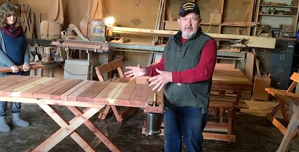 Handcrafted Redwood Furniture by Michael Frazier, Made Specifically For You