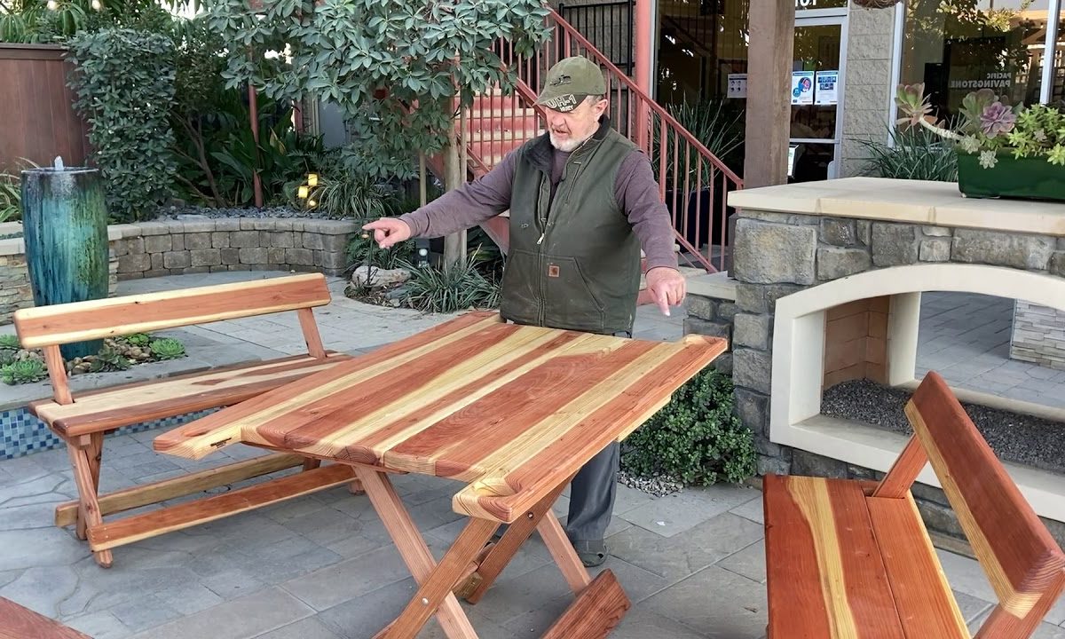 Handcrafted Redwood Furniture by Michael Frazier, Made Specifically For You