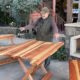 Handcrafted Redwood Furniture by Michael Frazier, Made Specifically For You